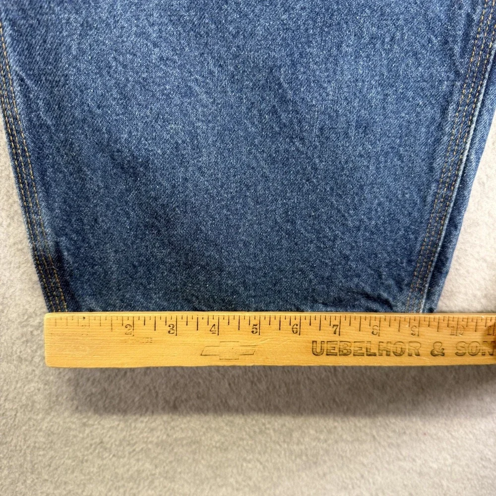 Carhartt Double Knee Jeans Mens 36x30 Blue Relaxed Straight Carpenter Denim - Picture 5 of 8
